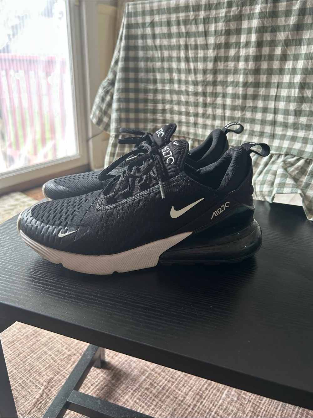 Nike Air Max 270 Women’s Black and White Sneakers